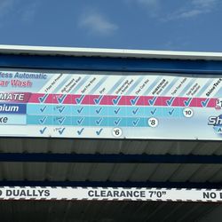 Splash N Dash - Touchless machine wash services, as of September 2024.