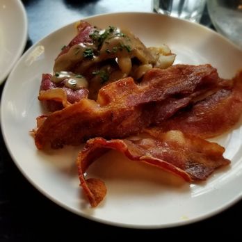 Sleepy Bee Cafe - Downtown - Thick Cut Bacon and Red Potatoes - Breakfast & Brunch Near Me - Cincinnati, Ohio