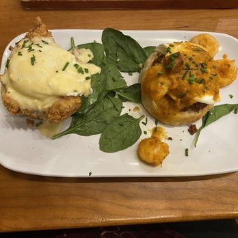 Ruby Slipper Decatur - Mimosa flight & assorted bennies. Eggs Cochin, chicken st. Charles, bayou shrimp, shrimp Cortez. Amazing - Breakfast & Brunch Near Me - New Orleans, Louisiana Ruby Slipper Decatur - Mimosa flight & assorted bennies. Eggs Cochin, chicken st. Charles, bayou shrimp, shrimp Cortez. Amazing - Breakfast & Brunch Near Me - New Orleans, Louisiana