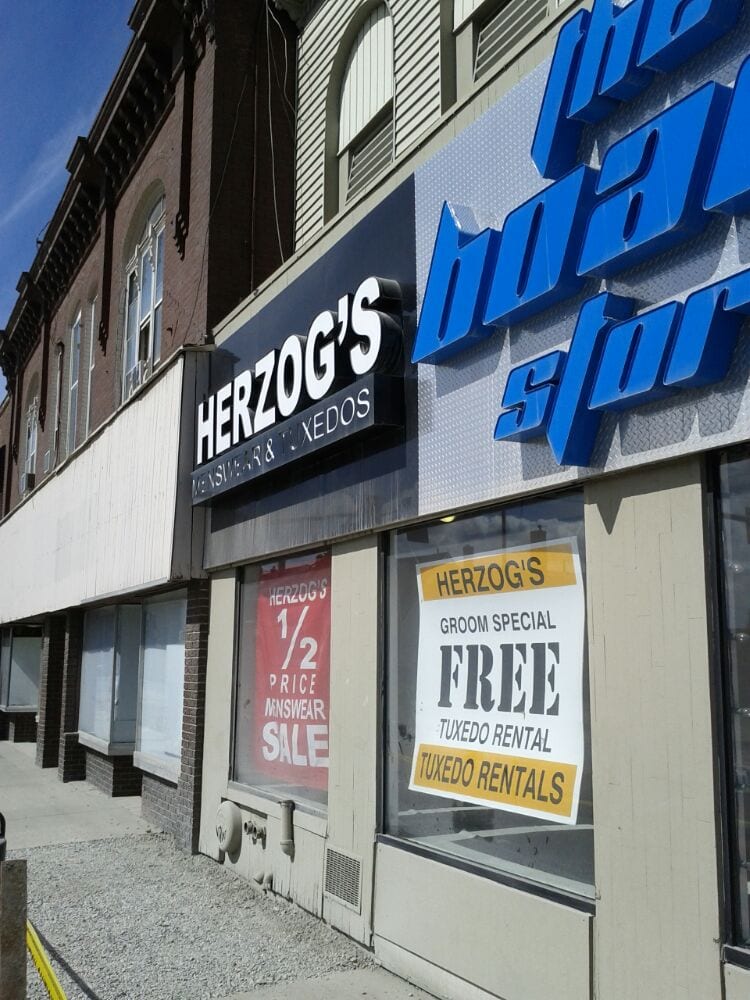 HERZOG’S MEN’S STORE Updated September 2024 449 Street. Paul Street