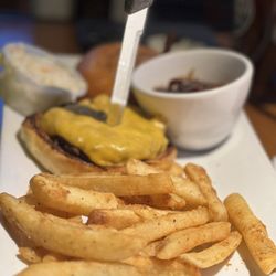 Appalachian Brewing Company - Fries were good! Burger was good.