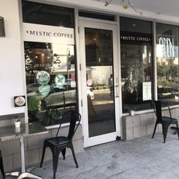 Exterior outside entrance of Mystic Coffee - Entrance - Hollywood, Florida Exterior outside entrance of Mystic Coffee - Entrance - Hollywood, Florida