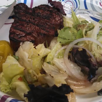 Gino Bros Pizza Bar - Salad the steak is not from there - Pizza Near Me - Sharpsburg, Pennsylvania