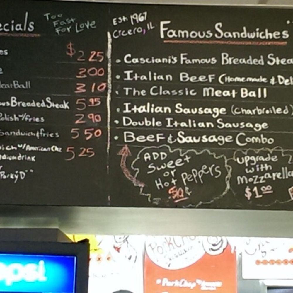 Casciani's Pizzeria - Pizza Near Me - Hodgkins, Illinois