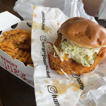 Hangry Joe’s Hot Chicken - Chicken sando combo with mild sauce and slaw. - Chicken Shop Near Me - Woodbridge, Virginia Hangry Joe’s Hot Chicken - Chicken sando combo with mild sauce and slaw. - Chicken Shop Near Me - Woodbridge, Virginia