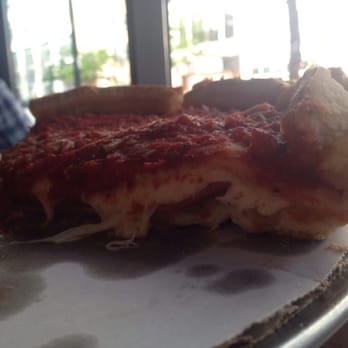 Giordano's - One pint of beer and one slice of pizza and I was stuffed!! :) - Pizza Near Me - Chicago, Illinois