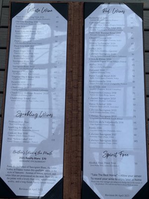 Menu photo 1 Paradiso Restaurant Burlington, ON Menu photo 1 Paradiso Restaurant Burlington, ON