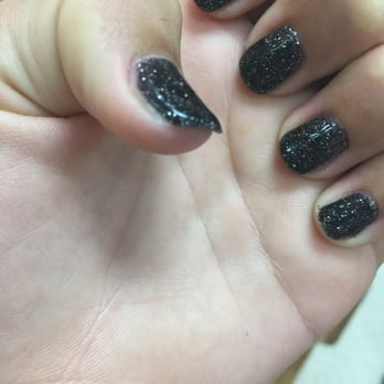 Marble Nails and Spa - very nice black gel (: although watch out they may mess up and do it over 5277272 times - Nail Salons Near Me - Ventura, California