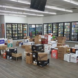 West Side Liquor Store - Beer Cave, mid-remodel.