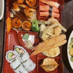 Salt and Light Asian Cuisine - Shrimp teriyaki bento box