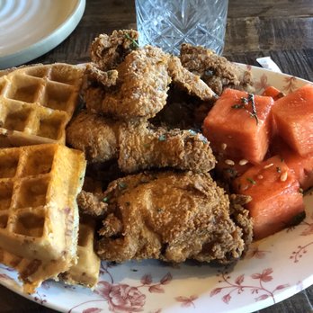 Yardbird - Chicken "N" Watermelon "N" Waffles - Southern Near Me - Los Angeles, California