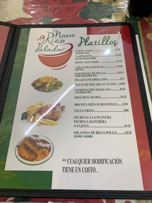 Menu photo 2 Rico Paladar Tijuana, BCN
