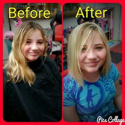 Yean's Hair Fashions - Here's the amazing job she did with my daughters hair!