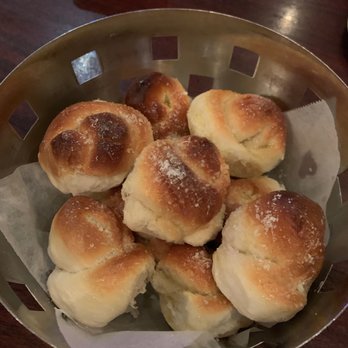Mama's - Basket of garlic knots for the table - Pizza Near Me - Copiague, New York Mama's - Basket of garlic knots for the table - Pizza Near Me - Copiague, New York