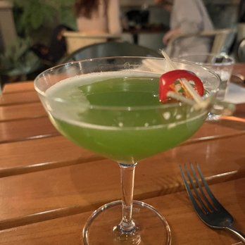 Cara Cara - Spicy Cucumber Gimlet - New American Near Me - Los Angeles, California