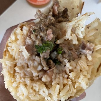 El Rincon Chilango - Carne asada burrito (or should I say Rice Burrito) - Mexican Near Me - Santa Ana, California