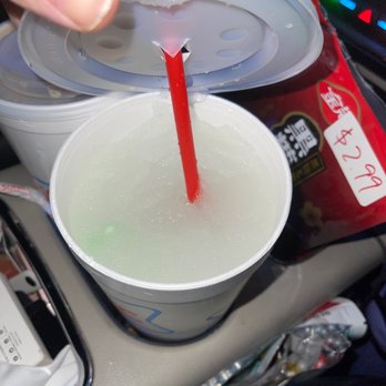 Sonic Drive-In - Lime slushy with NO NERDS in sight..... - Fast Food Near Me - Sun Prairie, Wisconsin