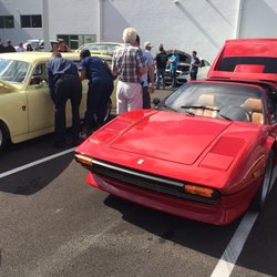 exotic cars and coffee