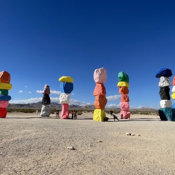 Seven Magic Mountains - Public Art Near Me - Las Vegas, Nevada