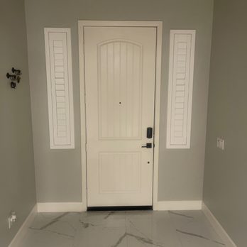 Astro Shutters - Entry Door windows - Shutters Near Me - Riverside, California