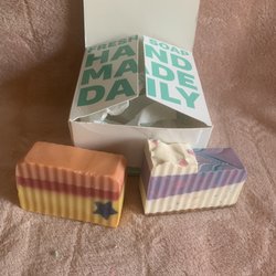 Buff City Soap - Soap honoring Astros Championship and the birthday cake soap.