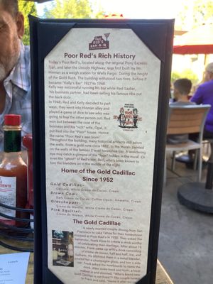 Menu photo 2 Poor Red's Bar-B-Q El Dorado, CA