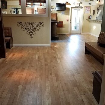 Spectrum Hardwood Floors - Sanding and finishing of a restaurant I recently did - Flooring Near Me - Shirley, New York Spectrum Hardwood Floors - Sanding and finishing of a restaurant I recently did - Flooring Near Me - Shirley, New York