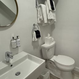 Clean bathroom