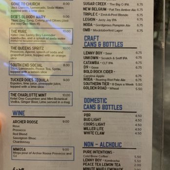 QC Pour House - Drink menu - American Near Me - Charlotte, North Carolina QC Pour House - Drink menu - American Near Me - Charlotte, North Carolina