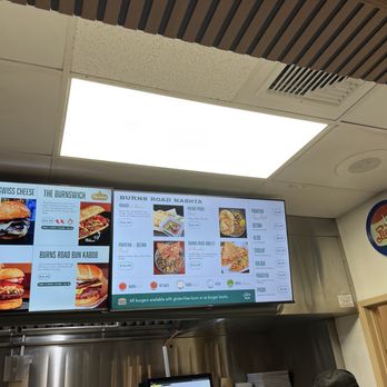 Burns Road - Menu - Burgers Near Me - Tustin, California