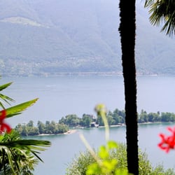 Botanischer Garten Isole di Brissago - Geburtstagsblick auf die Isole di Brissago