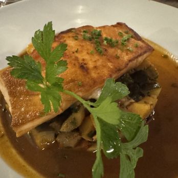 Le Tout Va Bien - French Restaurant - Salmon Ratatouille - French Near Me - New York, New York