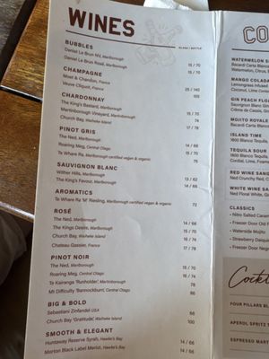 Menu photo 3 Wynyard Pavillion Auckland, AUK