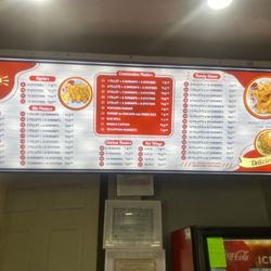 Love's Seafood and Chicken - Main menu