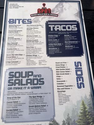 Menu photo 1 The Spot Reno, NV Menu photo 1 The Spot Reno, NV