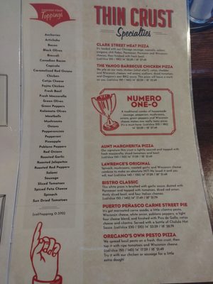 Menu photo 7 Oregano's Scottsdale, AZ