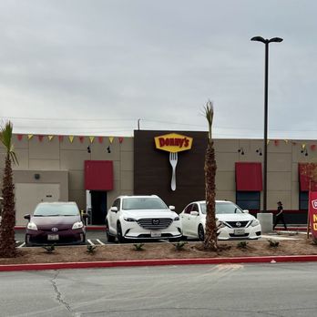 Denny's - Rear of building from Quik Quack - Breakfast & Brunch Near Me - Cathedral City, California Denny's - Rear of building from Quik Quack - Breakfast & Brunch Near Me - Cathedral City, California