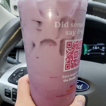 Dunkin' - Blueberry pomegranate Coconut refresher - Donuts Near Me - Warren, Ohio Dunkin' - Blueberry pomegranate Coconut refresher - Donuts Near Me - Warren, Ohio
