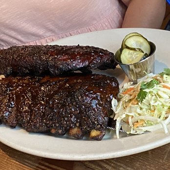 Lamberts Downtown Barbecue - Full rack of ribs...fed 3. - Barbeque Near Me - Austin, Texas