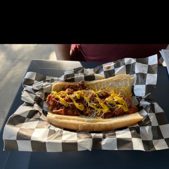 Lucy's on Lighthouse - Dunes Dog - chili cheese dawg - Hot Dogs Near Me - Pacific Grove, California