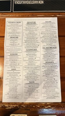 Menu photo 3 Saddle Ranch Chop House West Hollywood, CA