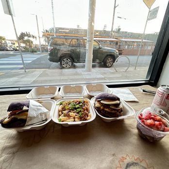 Bundoks Burgers - Bundoks burgers, Cali-style shrimp chips, and special dessert of the day (ube-strawberry parfait dessert) - Burgers Near Me Bundoks Burgers - Bundoks burgers, Cali-style shrimp chips, and special dessert of the day (ube-strawberry parfait dessert) - Burgers Near Me
