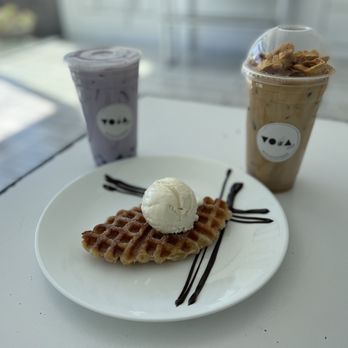 Vova Cafe - Churro Croiffle  Dalgona Latte  Taro Vovaccino - Coffee & Tea Near Me - Las Vegas, Nevada