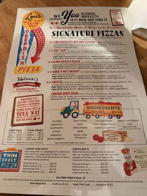 Menu photo 1 Lou Malnati's Pizzeria Chicago, IL