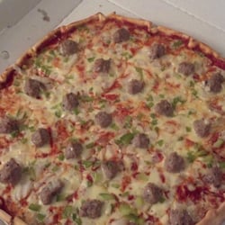 Steve's Pizza Palace - Steve's Special. Sausage, green pepper and onion.