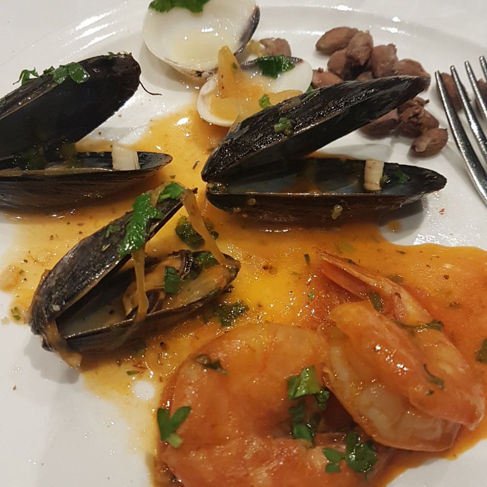 Churrasqueira Martins - Mussels and spicy shrimp was delicious - Portuguese Near Me - Toronto, Ontario