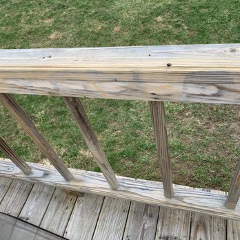 J & J Painting - Streaks left all over railing - Painters Near Me - Jamestown, New York J & J Painting - Streaks left all over railing - Painters Near Me - Jamestown, New York