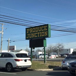 a sign for produce junction