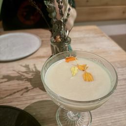 KNOW YOUR ROOTS FAMILY: daiquili "contains nuts leblon cachaca, bacardi ocho, jicama emulsion, falernum, lemon, lime | 18 KNOW YOUR ROOTS FAMILY: daiquili "contains nuts leblon cachaca, bacardi ocho, jicama emulsion, falernum, lemon, lime | 18