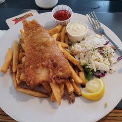 1-piece fish 'n' chips = delicious!